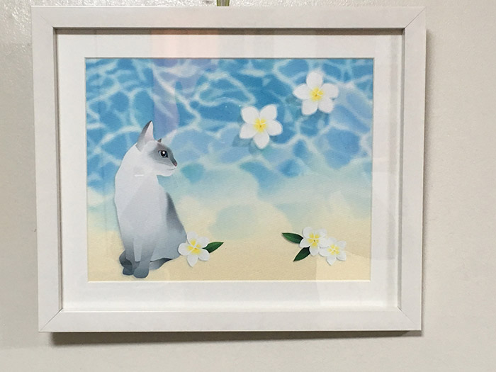 額入りイラスト