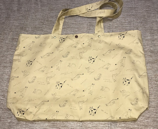 猫柄トートバッグ