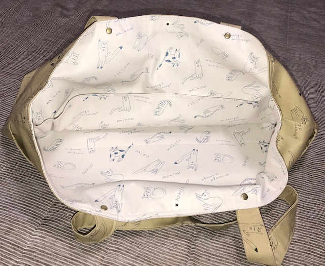猫柄トートバッグ