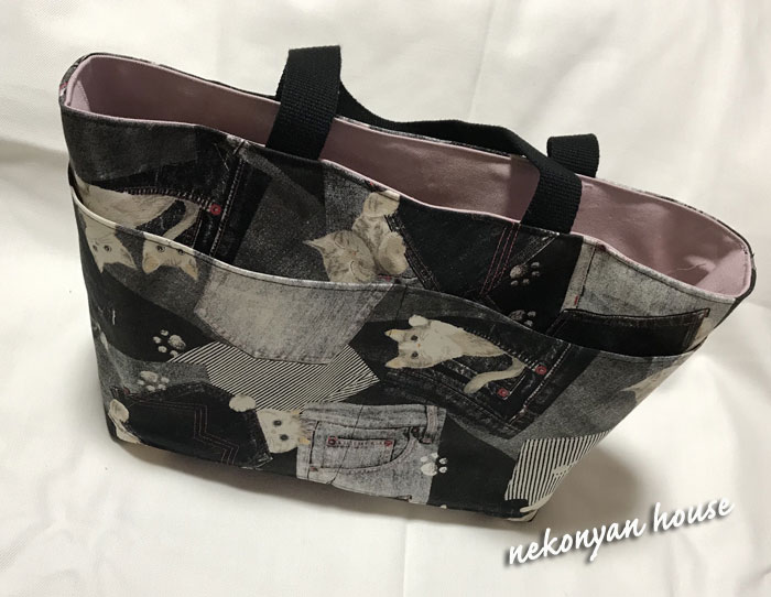 猫トートバッグ