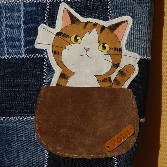 デニムリメイク トートバッグ