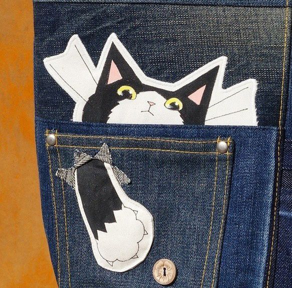 デニムリメイクバッグ