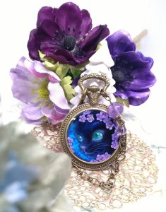 画像1: Jellyfish月まる：幸福な黒猫バックチャーム (1)
