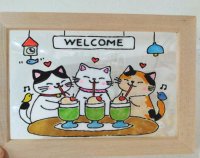 画像1: いつものお店：ステンドグラス風「喫茶店でクリームソーダ」
