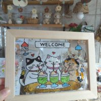 画像2: いつものお店：ステンドグラス風「喫茶店でクリームソーダ」