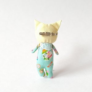 画像2: いながきりえ：ブサイクねこちゃんブローチ (2)