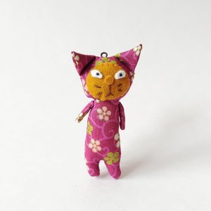 画像1: いながきりえ：ブサイク泥棒ねこちゃんストラップ (1)