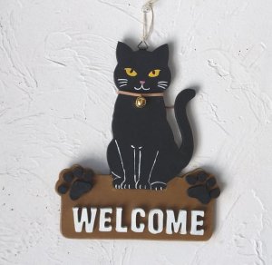 画像1: いつものお店：看板大「黒猫」 (1)