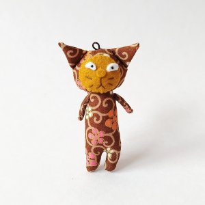 画像1: いながきりえ：ブサイク泥棒ねこちゃんストラップ (1)