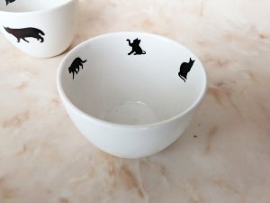 画像9: andMore：2つセット/ヨーグルトボウル、ソバちょこにもなるコロンとしたお湯呑み (9)