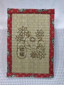 画像2: J style art Kz：い草御朱印帳〜招き猫〜（一部寄付） (2)