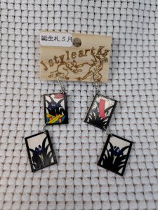 画像1: J style art Kz：ピアス「誕生月札5月」（一部寄付） (1)