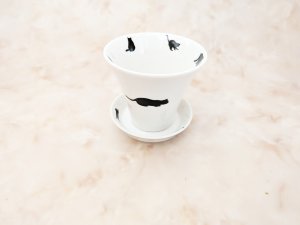 画像2: andMore：お猪口にもなる小皿付きデザートカップ (2)