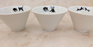 画像1: andMore：お得な３個セット　スタイリッシュ　茶碗 (1)
