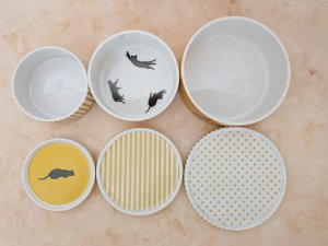 画像4: andMore：重なる３段蓋つき保存容器/小物入れ (4)