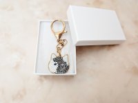 画像1: andMore:スワロフスキーが輝く キーホルダー/チャーム/ペンダント