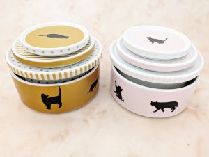 画像2: andMore：重なる３段蓋つき保存容器/小物入れ (2)