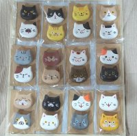 画像2: いつものお店：石膏にゃんこマグネット2個入り(12種)