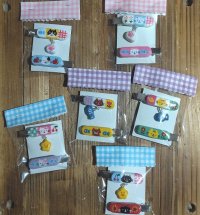 画像2: いつものお店：ねこちゃんヘアクリップ2個セット（6種）