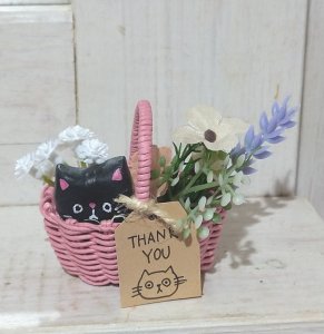 ピンク【黒猫】