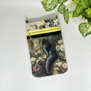画像1: 白猫：スマホポシェット　【ロクサーヌ】 (1)