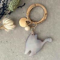 画像2: *REI*：ねこの国バッグチャーム『ルナ』（一部寄付）