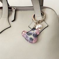 画像1: *REI*：ねこの国バッグチャーム『すもも』（一部寄付）
