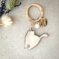 画像2: *REI*：ねこの国バッグチャーム『モカ』（一部寄付）