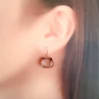 画像1: *REI*：星屑シャボン玉猫ピアス『宵はじめ』（一部寄付）