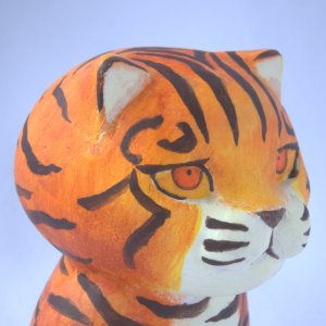 画像10: Nick9：樹脂のフィギュア　ねこのトイガー (10)
