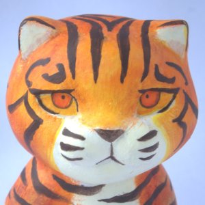 画像9: Nick9：樹脂のフィギュア　ねこのトイガー (9)