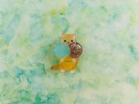 画像1: やまなかようこ：夏のレジンブローチ【ミント＆チョコレート】（一部寄付）