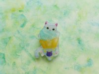 画像1: やまなかようこ：夏のレジンブローチ【ミントソフトクリーム】（一部寄付）