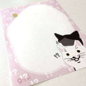 画像3: 9nyan：レターセット びっくり！ハチワレ 20枚セット（一部寄付） (3)