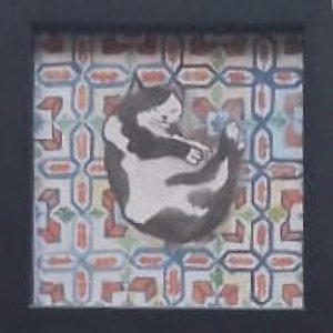 画像1: catanoryneco：まどろみ猫ーシロクロ（一部寄付） (1)