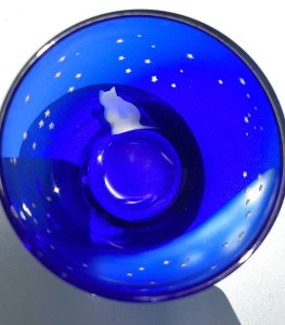 画像4: アート工房Renon：ぐいのみ　夜空と猫 (4)