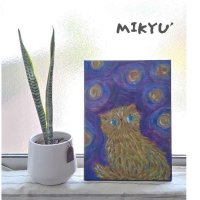 画像3: MIKYU'　油絵原画　[青い夜のまじない]