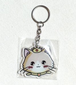 画像1: Y2factory：ネコの王子様　アクリルキーホルダー (1)