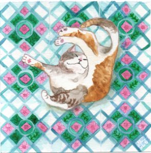 画像2: catanoryneco：まどろみ猫ーシマミケ（一部寄付） (2)