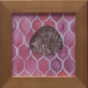 画像1: catanoryneco：まどろみ猫ーコゲチャ（一部寄付） (1)