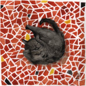 画像2: catanoryneco：まどろみ猫ークロ（一部寄付） (2)