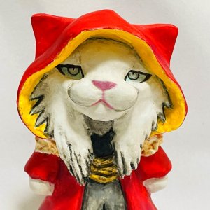画像10: Nick9：樹脂のフィギュア　ねこのイーロウ　レッド (10)