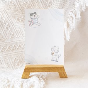 画像2: 向日葵きのこ：ポストカード　縦タイプ　なつやすみ（全額寄付） (2)
