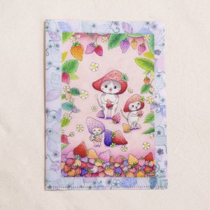 画像3: 向日葵きのこ：クリアファイル　A5サイズ　選べる2種（一部寄付） (3)