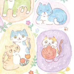 画像6: 向日葵きのこ：ポストカード　縦タイプ　選べる2種（一部寄付） (6)