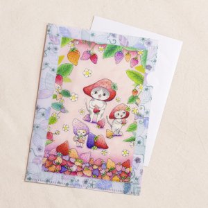 画像5: 向日葵きのこ：クリアファイル　A5サイズ　選べる2種（一部寄付） (5)
