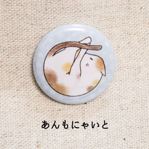 画像6: 向日葵きのこ：豆缶バッジ　あんもにゃいと　25mm　小さめ （一部寄付） (6)