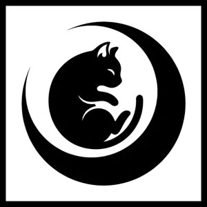 画像5: 京香抄：あかし-月猫｜姫色紙×友禅和紙コースター｜HOT・ICE対応（表面フィルム加工） (5)