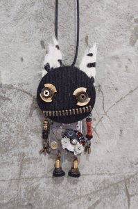 画像1: G*-ROBO：機械猫2wayシリーズ【5】ブローチ＆ペンダント (1)