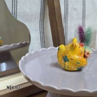 画像1: MIKYU'　mini花瓶[小さな庭のトピアリー•キャット]